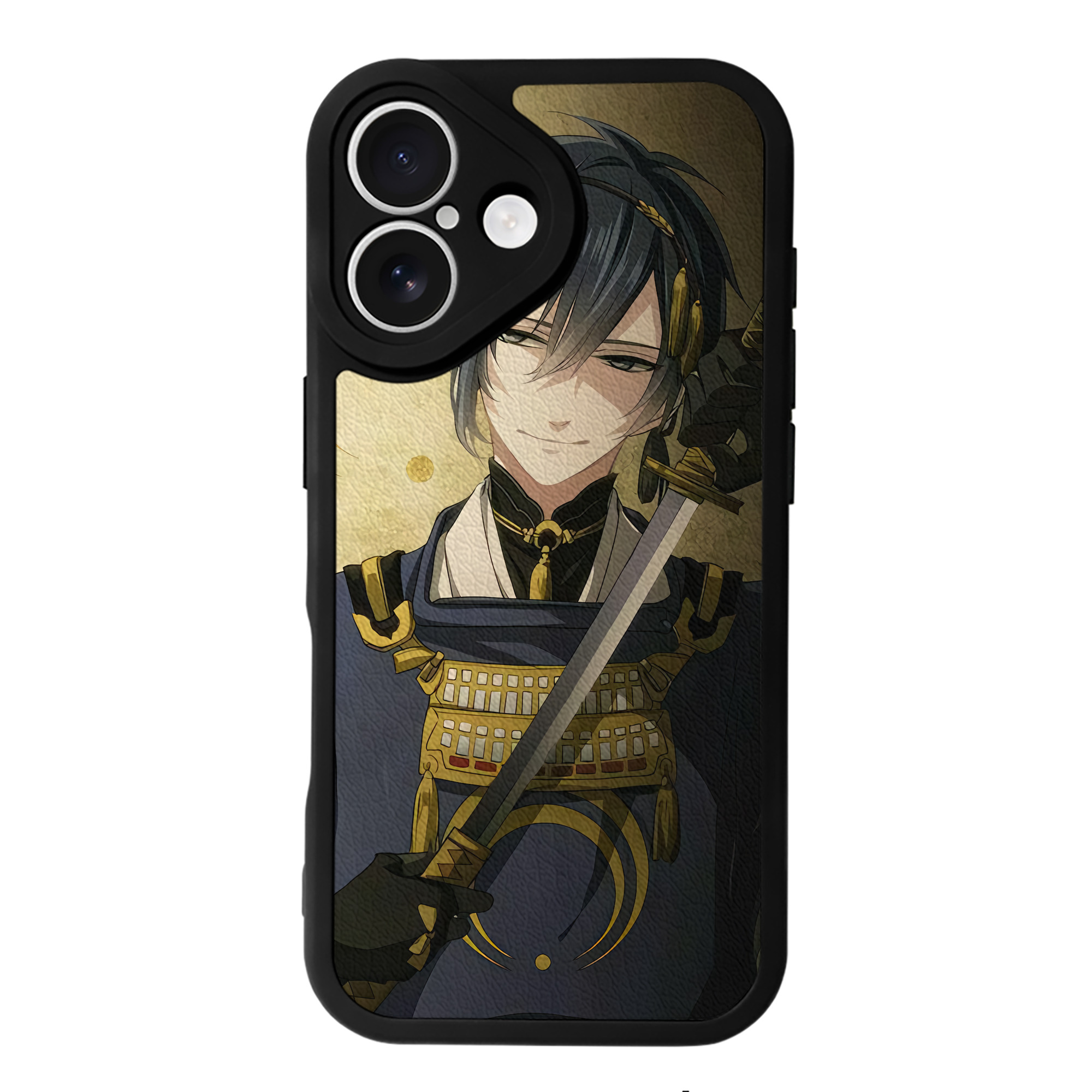 （画像用） 刀剣乱舞 Touken Ranbu 【iPhone 16シリーズ対応】シリコンスマホケース（レザー調） 材質：シリコン
